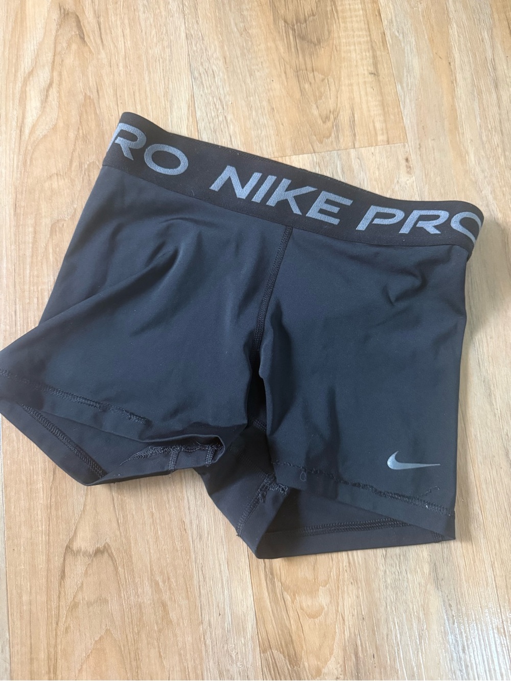Volleyball Nike Black Pro Short-Length Training Shorts with Reflective Swoosh